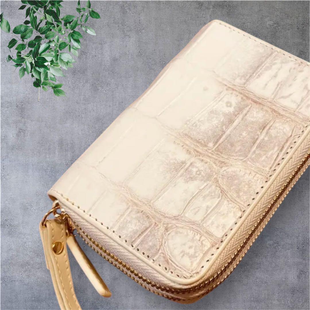 SALE 送料無料 新品 本革 ヒマラヤクロコダイルレザー ミニウォレット