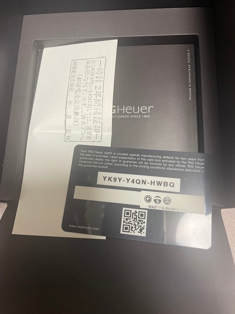 m*k様 TAG Heuer 腕時計 クロノグラフ ブラック