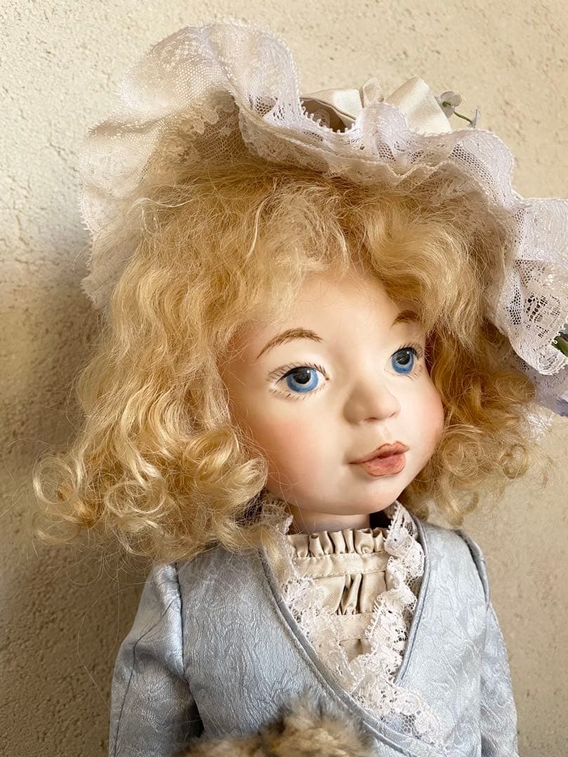 ビスクドール ハンドメイド 創作人形 アンティークドール テディベア