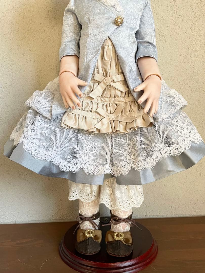 ビスクドール ハンドメイド 創作人形 アンティークドール テディベア