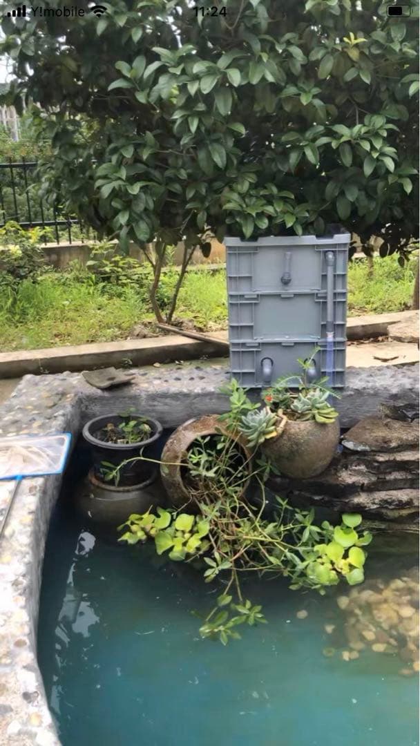 45wポンプ付き池フィルター万能濾過装置 池フィルター最高濾過装置大