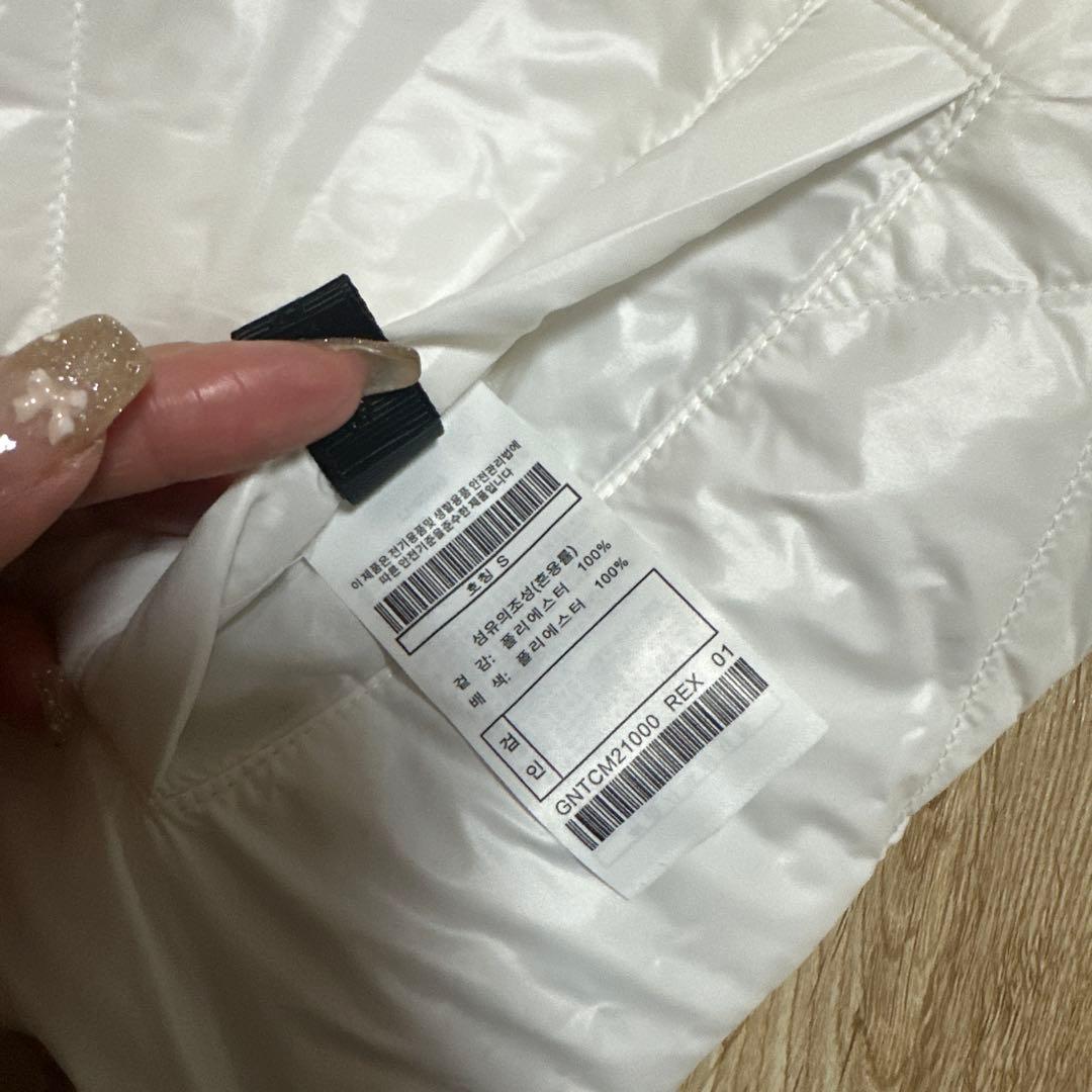 G/FORE ノースリーブファーベスト ベージュ ホワイト