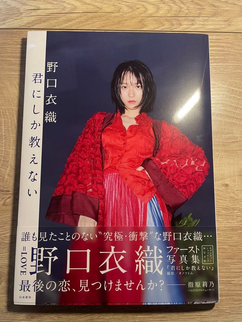 君にしか教えない 野口衣織 写真集 初版 初版 ポストカード付き 君に