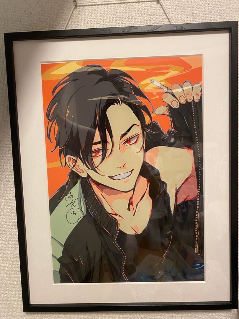 はらだ ハッピークソライフ 直筆サイン入り複製原画 葛谷