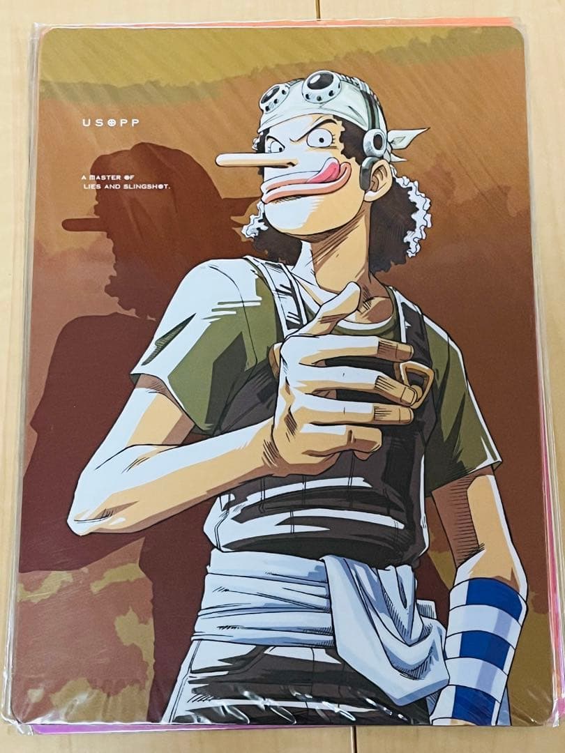 ワンピース 下敷き ルフィ ゾロ ナミ サンジ ロビン ONEPIECE レア