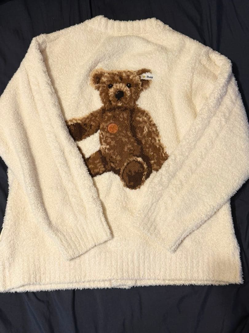 ジェラピケ　パウダージャガード　カーディガン