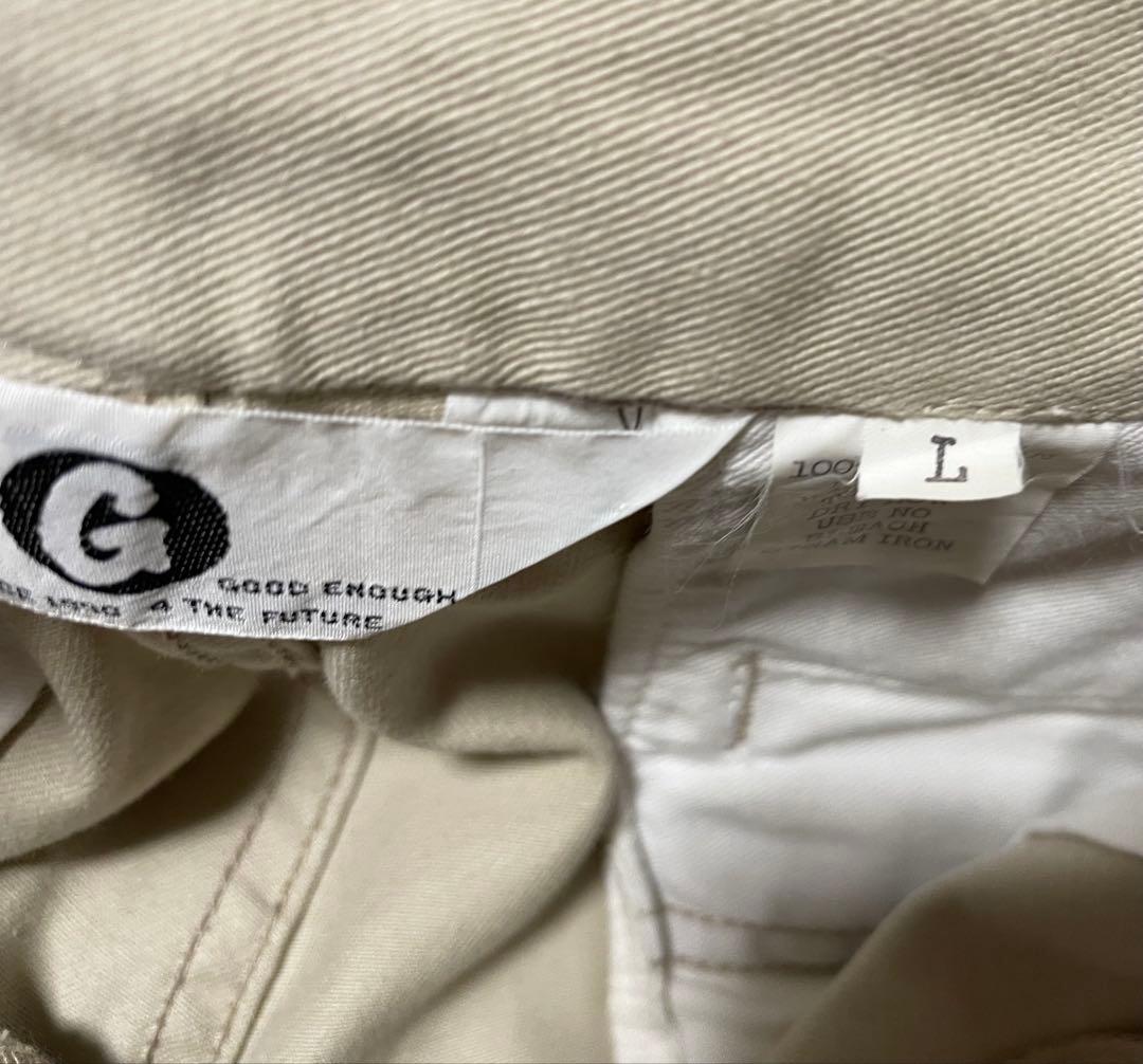 希少 初期GOODENOUGH 初期グッドイナフ チノパンツ ベージュ L