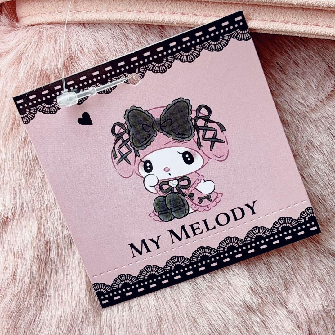 ♡ マイメロ 2025年初売り 真夜中のメロクロ フェイス形トートバッグ