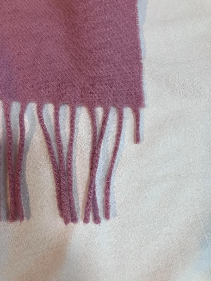 MONCLER フリンジ マフラー ピンク系 モンクレール ピンク マフラー