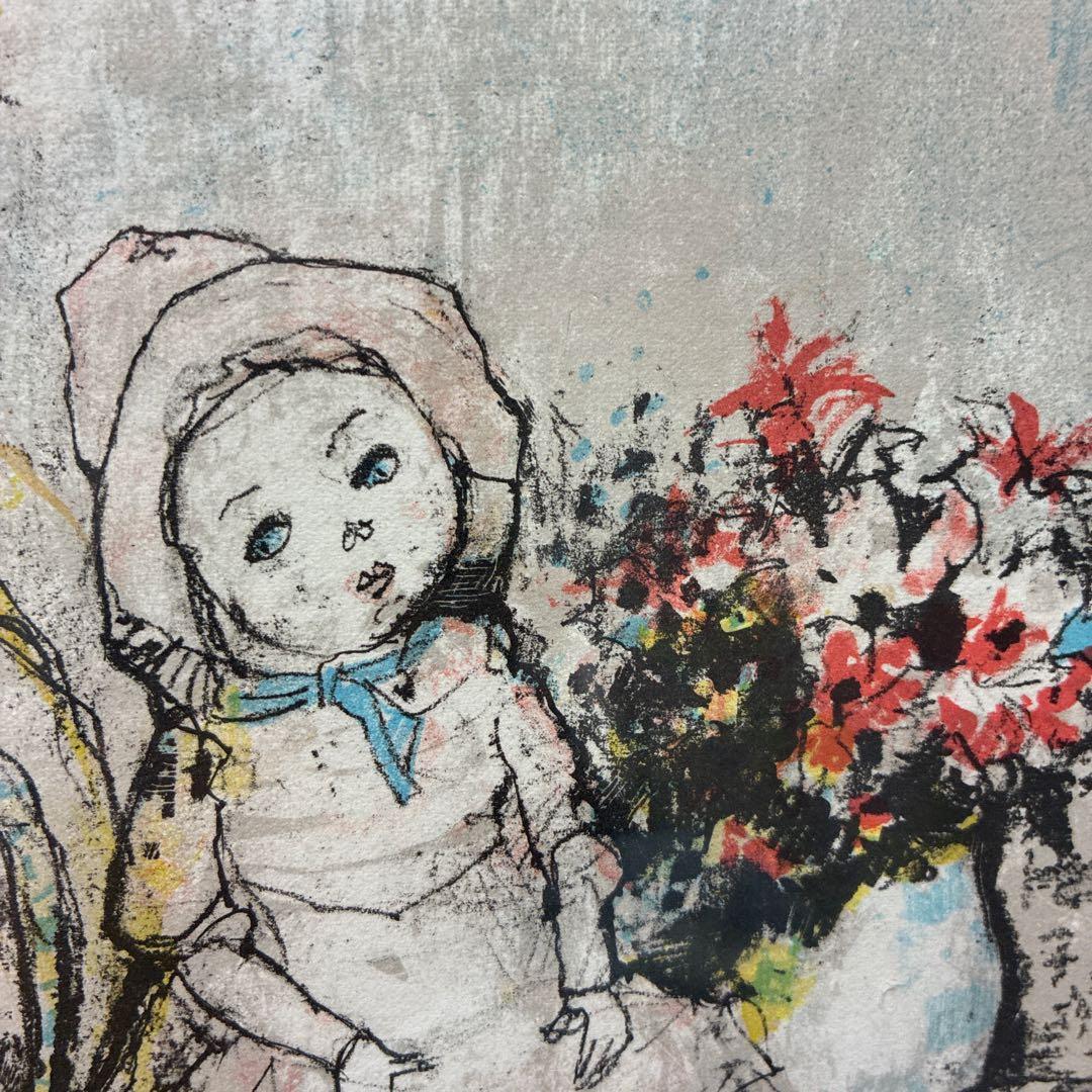 ジャン•ジャンセン フランス 人形のある静物 リトグラフ｜ジャン