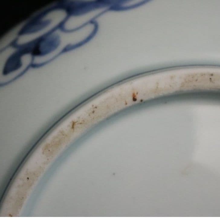 李朝染付 雲鶴長生文 徳利 壺 高22.8cm