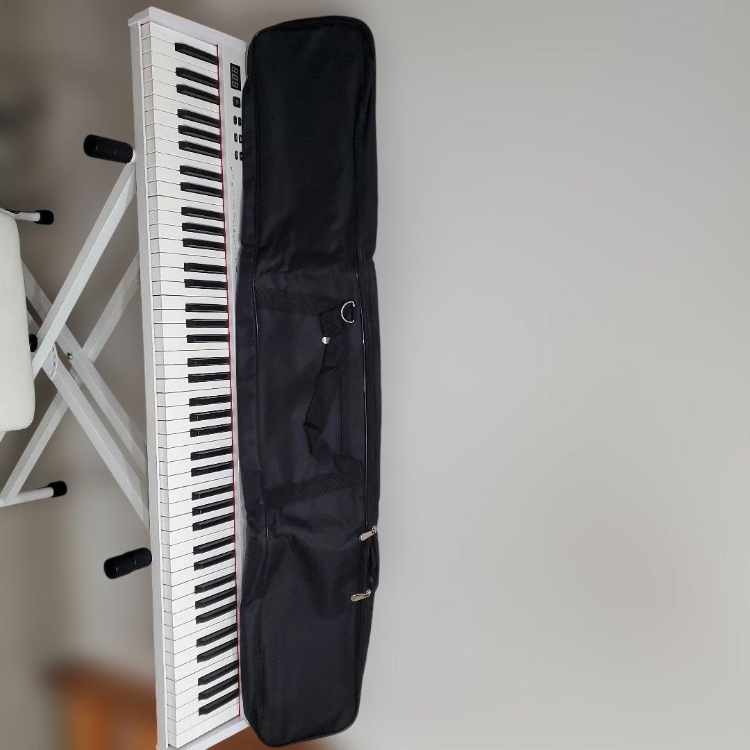 電子ピアノ 88鍵盤 SWAN-S ホワイト ケース ニコマク ペダル2種 - メルカリ
