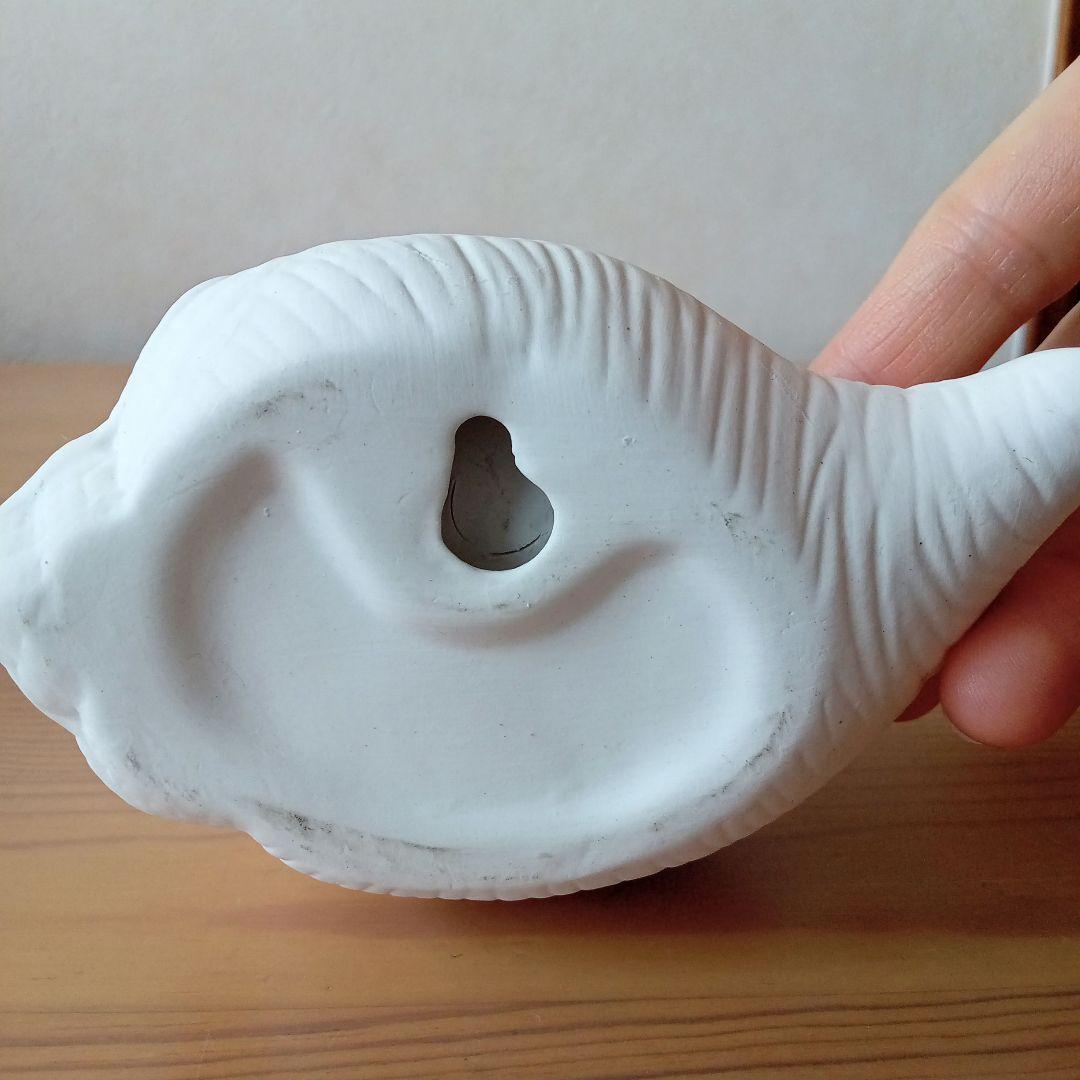 貝殻型陶器 小物入れ