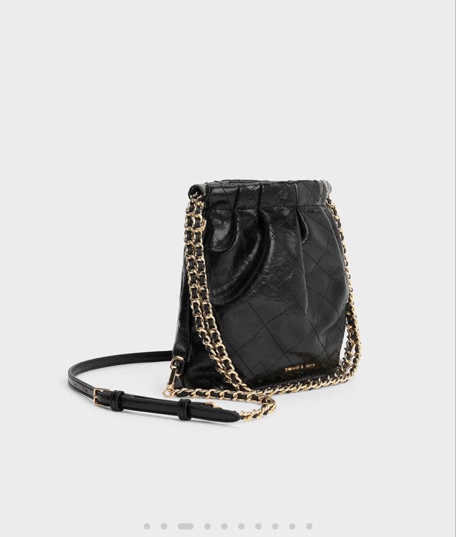 Duo ドゥオ チェーンハンドルツーウェイバックパック - ブラック　Sサイズ