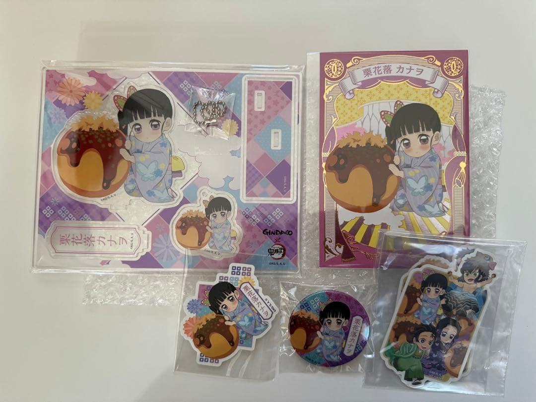 築地銀だこ　栗花落カナヲ　ufotable描き下ろしキャラクターセット　コラボ