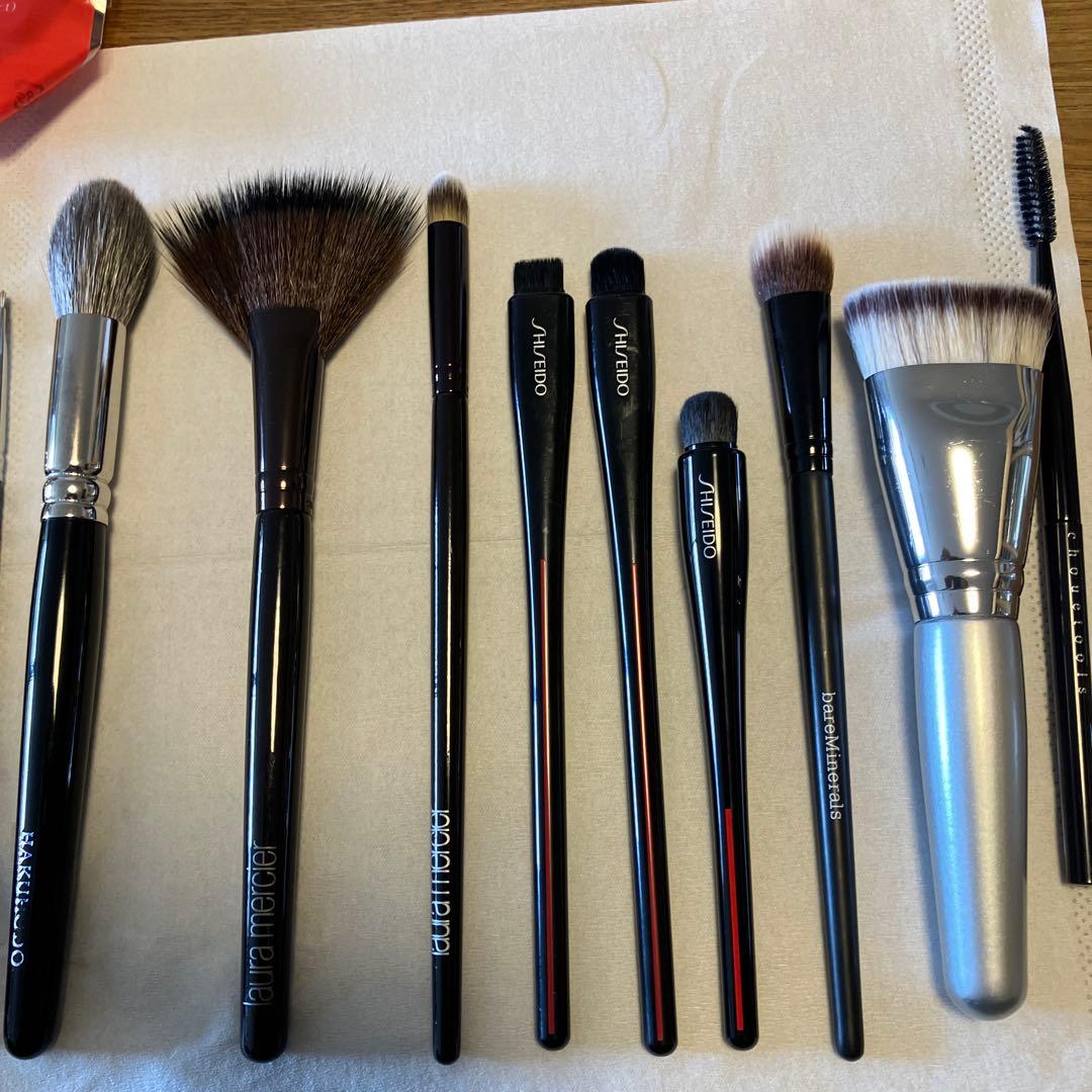 白鳳堂・SHISEIDO・ローラメルシエ・ベアミネラルのメイクブラシセットなど