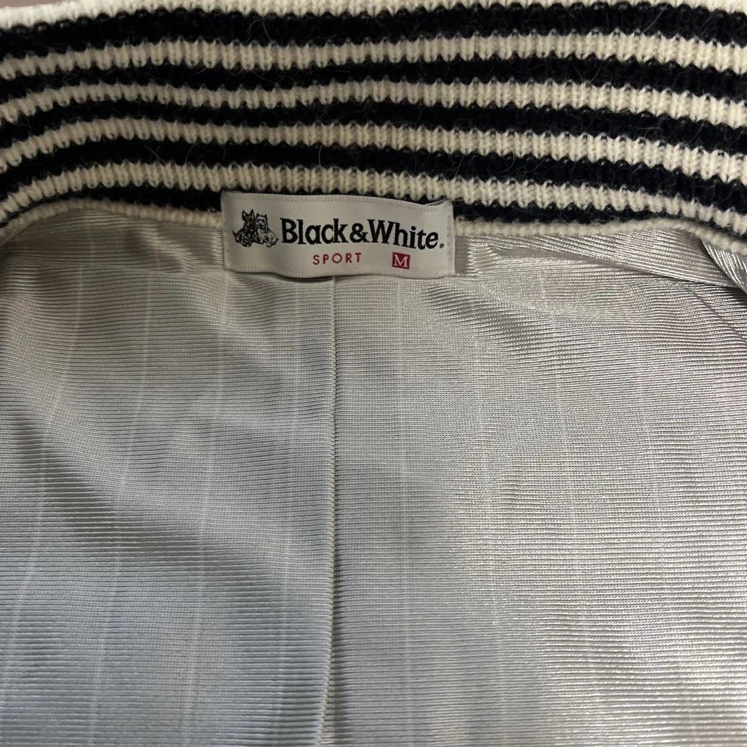 Black&White アイボリー フリース ジャケット レディース