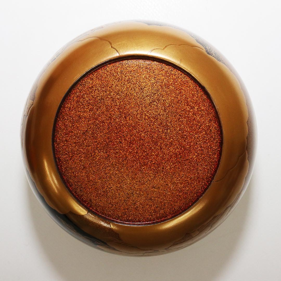 輪島塗 住吉 蒔絵 平棗 新出光峯 共箱