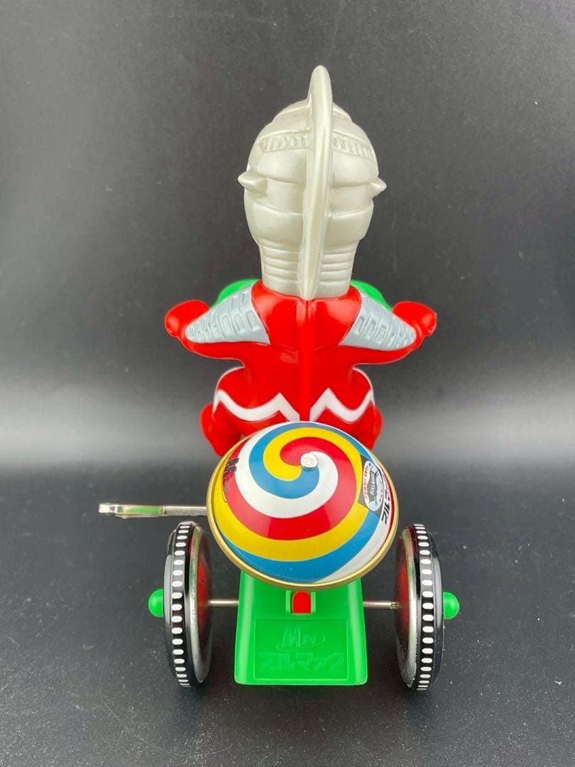 中古品】 ウルトラセブン 三輪車 ミニ ブルマァク M1号 ゼンマイ 円谷