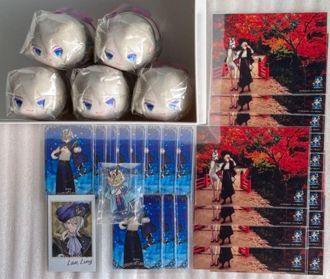 FGO 蘭陵王 もちマス 英霊紀行 周年 ブロマイド ウエハース ポート