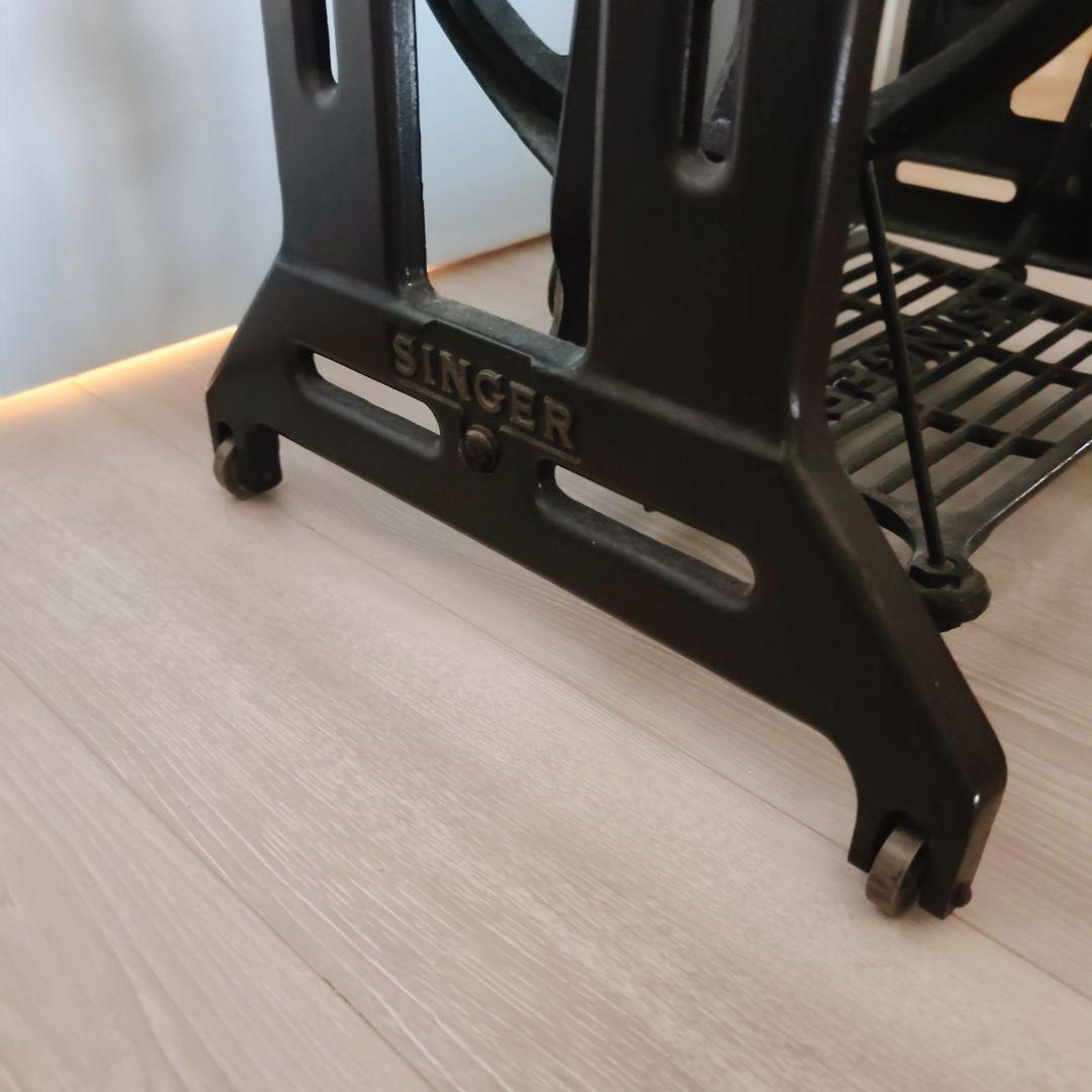 MITSUBISHI レトロミシンテーブル デスク ミシン台 SINGER社製