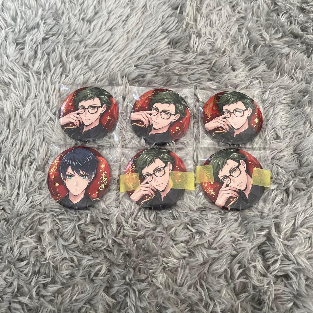 ツイステ ブレイジングジュエル ブレジュ 缶バッジ トレイ デュース