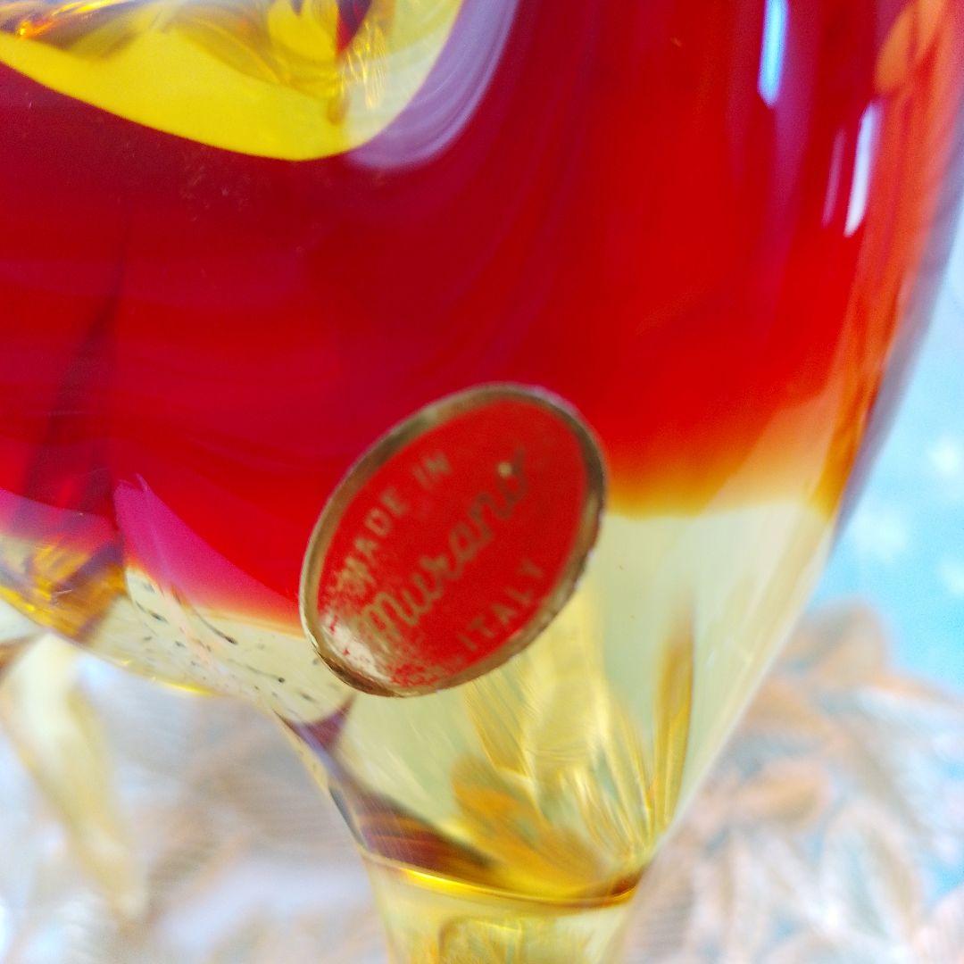 ムラーノベネチアンガラスお対 鹿の置物。 - メルカリ