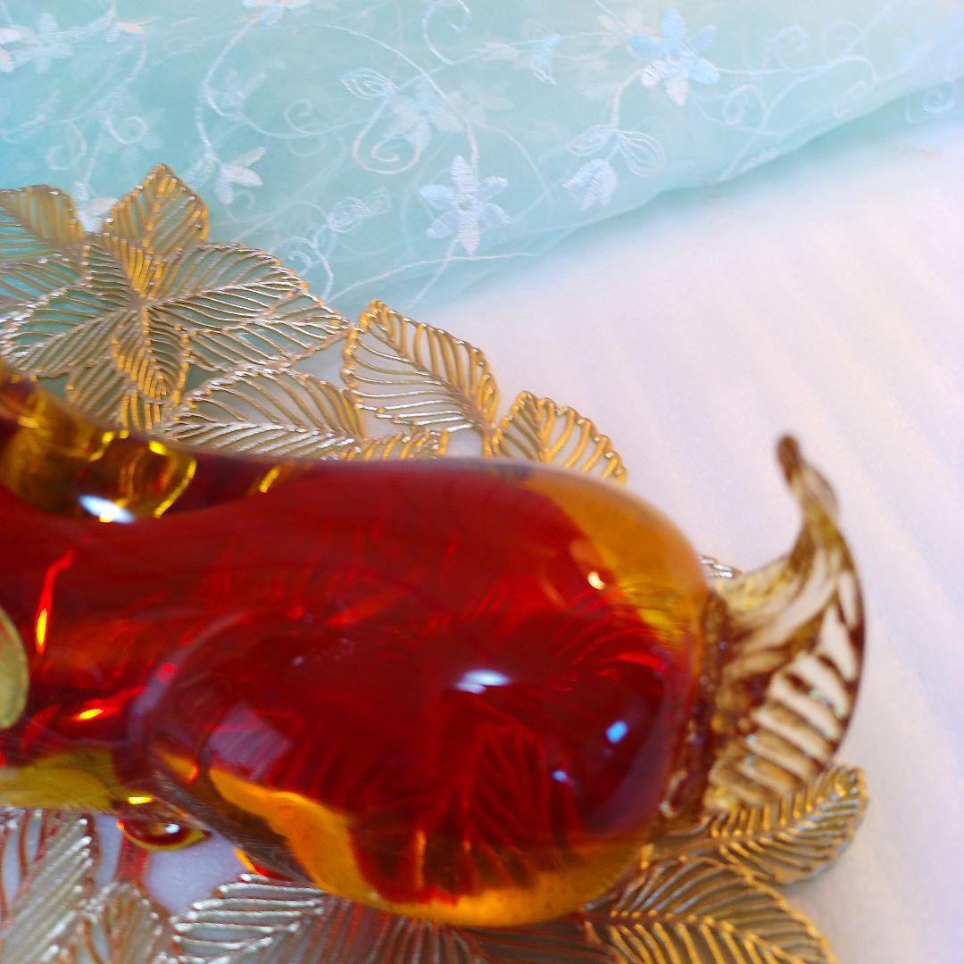 ムラーノベネチアンガラスお対 鹿の置物。 - メルカリ