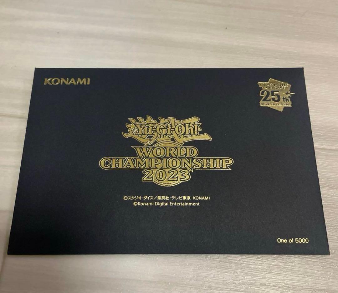 未開封】遊戯王 WCS2023 黒封筒 ブラック・マジシャン・ガール 魔法の筒