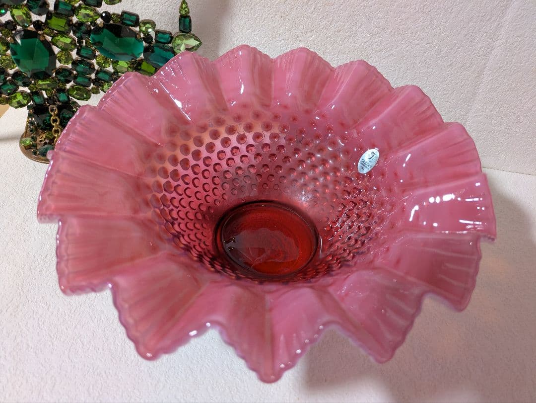 フェントン クランベリーホブネイルオパルセント フリルエッジ ラージ