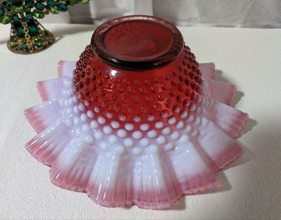 フェントン クランベリーホブネイルオパルセント フリルエッジ ラージ