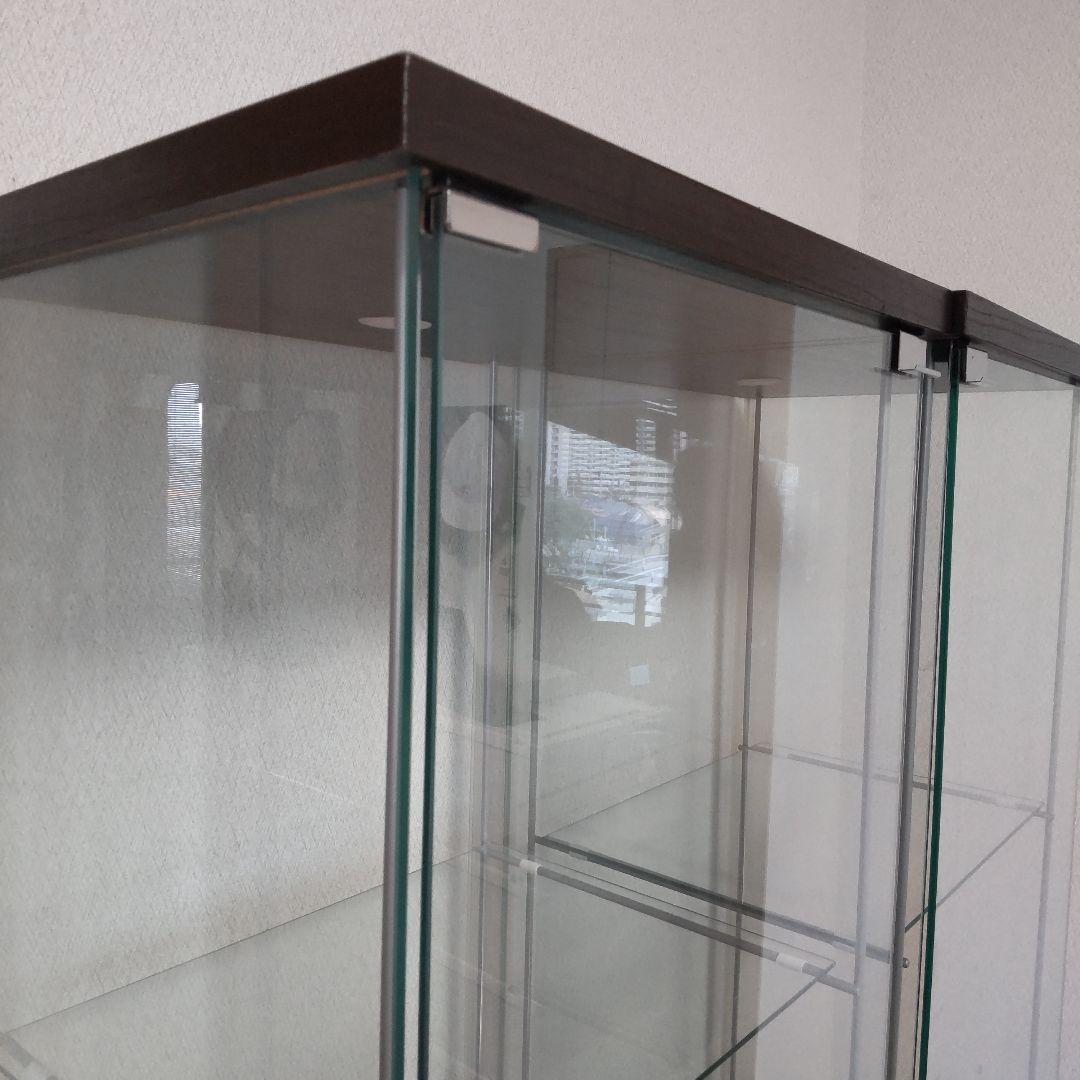 IKEA デトルフ 2台 『引取限定』ガラスショーケース - メルカリ