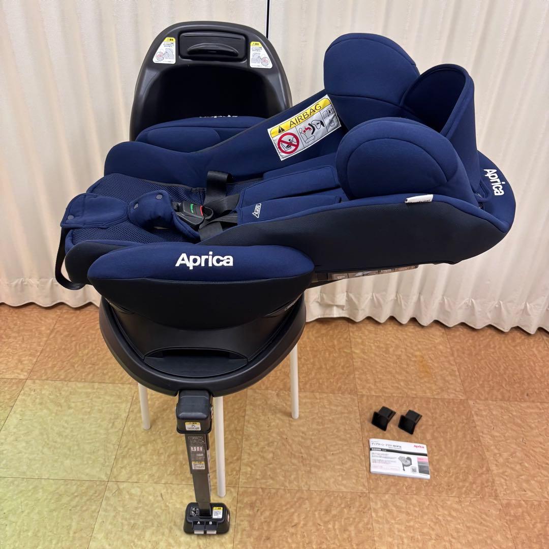 クリーニング済　☆美品☆　新生児　アップリカ　ディアターン　プラス　ISOFIX