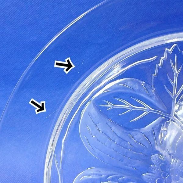 感謝セール ラリック イヤープレート クリスタルガラス 飾り皿