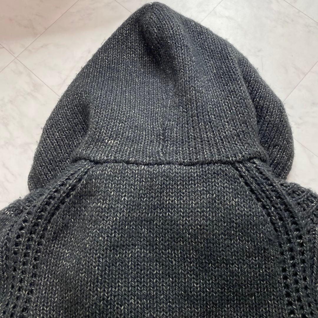 HUGO BOSS 大きいサイズ3XL ニットコート　ボアライナー付き　ブラウン