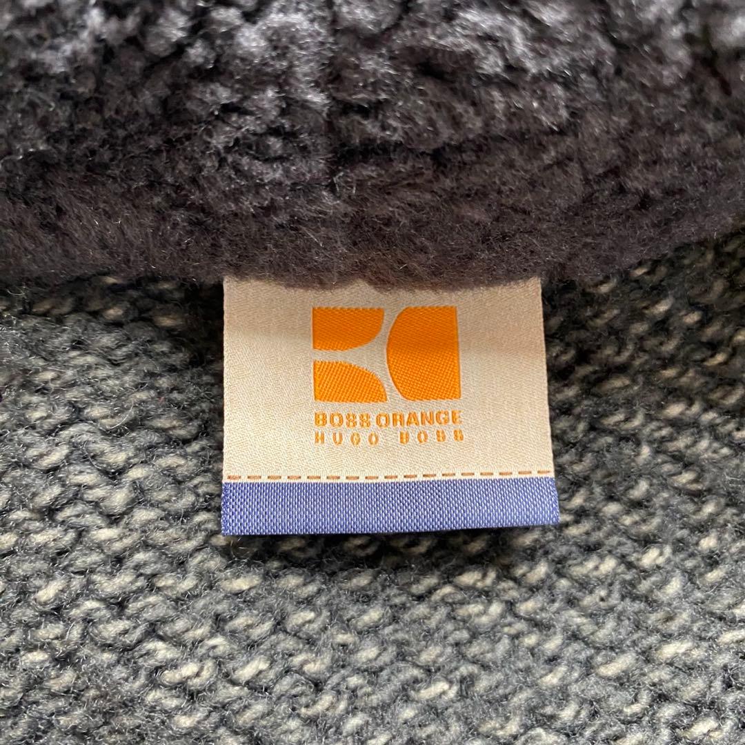 HUGO BOSS 大きいサイズ3XL ニットコート　ボアライナー付き　ブラウン