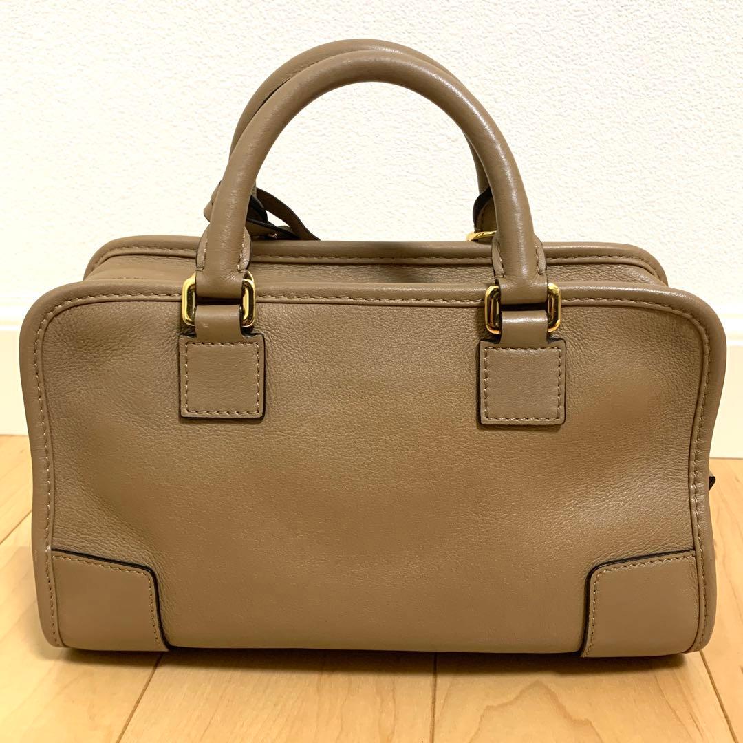極美品　ロエベ アマソナ23 ショルダーバッグ ハンドバッグ 2way ベージュ