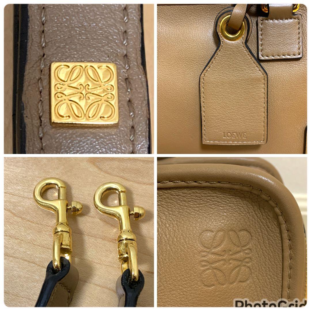 極美品　ロエベ アマソナ23 ショルダーバッグ ハンドバッグ 2way ベージュ
