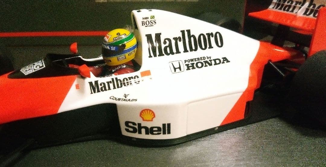 ミニチャンプス 1/18 F1 マクラーレン MP4/5B A.セナ リペイント