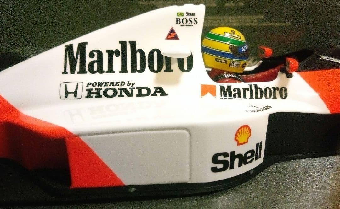 ミニチャンプス 1/18 F1 マクラーレン MP4/5B A.セナ リペイント