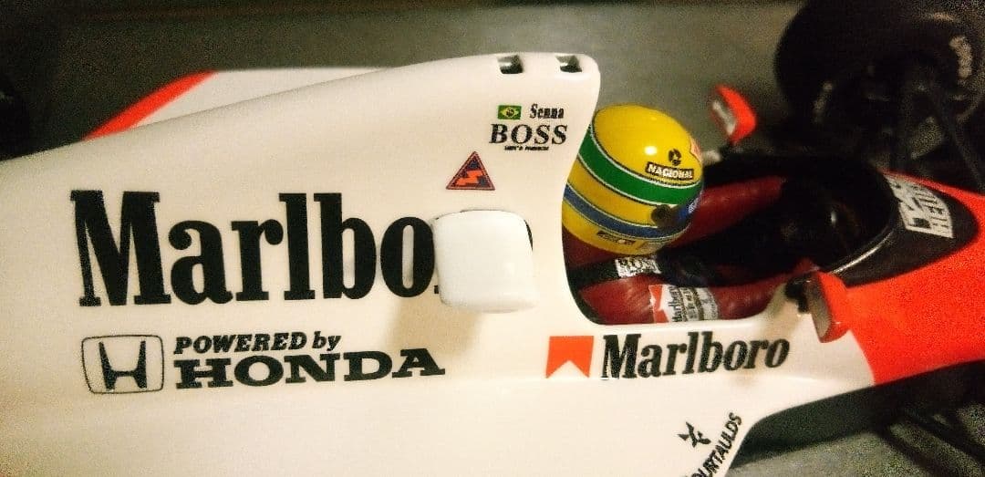 ミニチャンプス 1/18 F1 マクラーレン MP4/5B A.セナ リペイント