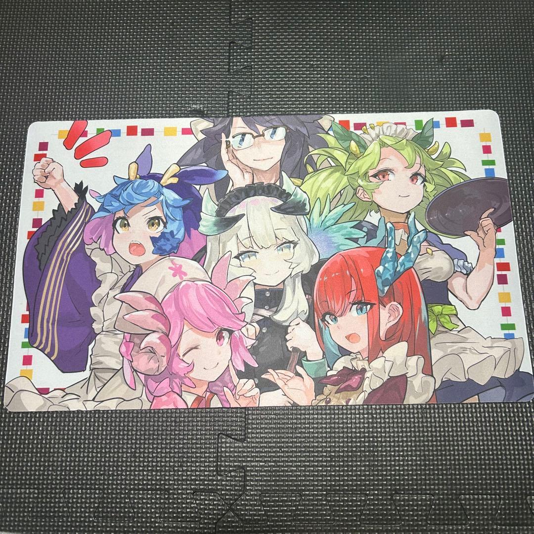 cake rabbitsドラゴンメイド全4種プレイマット遊戯王未開封