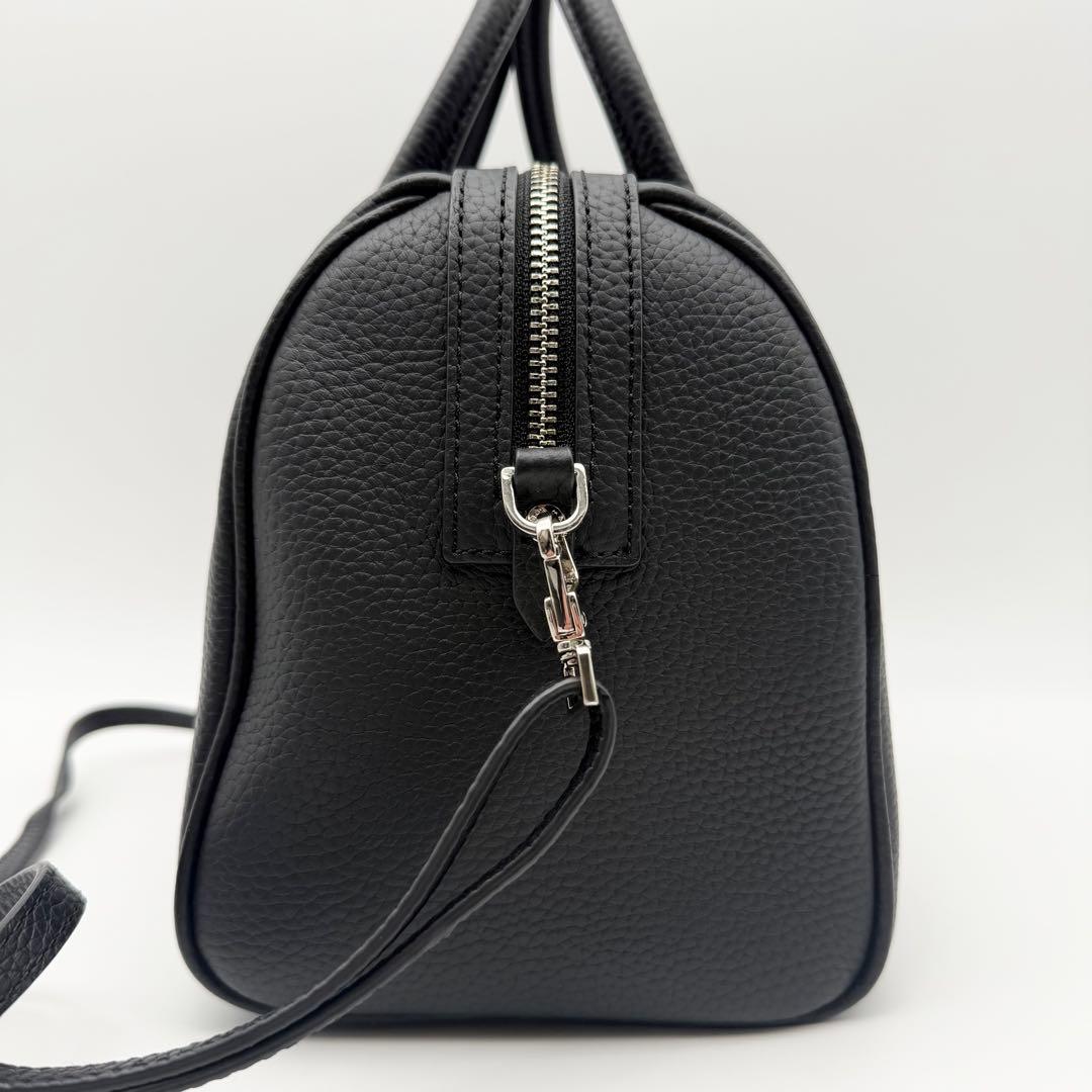 【未使用級】VASIC ヤンチェオンテンバール 2way ハンドバッグ 黒