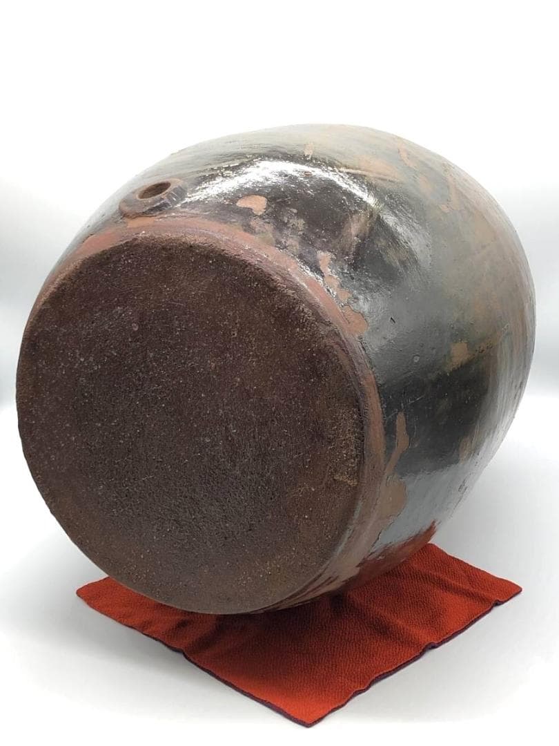 古薩摩】苗代川焼 薩摩雲助（うんすけ）丸十文』酒樽 一斗樽