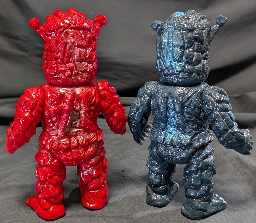 ダストマン黒色＆赤色「スペクトルマン」登場怪獣（マスダヤ復刻