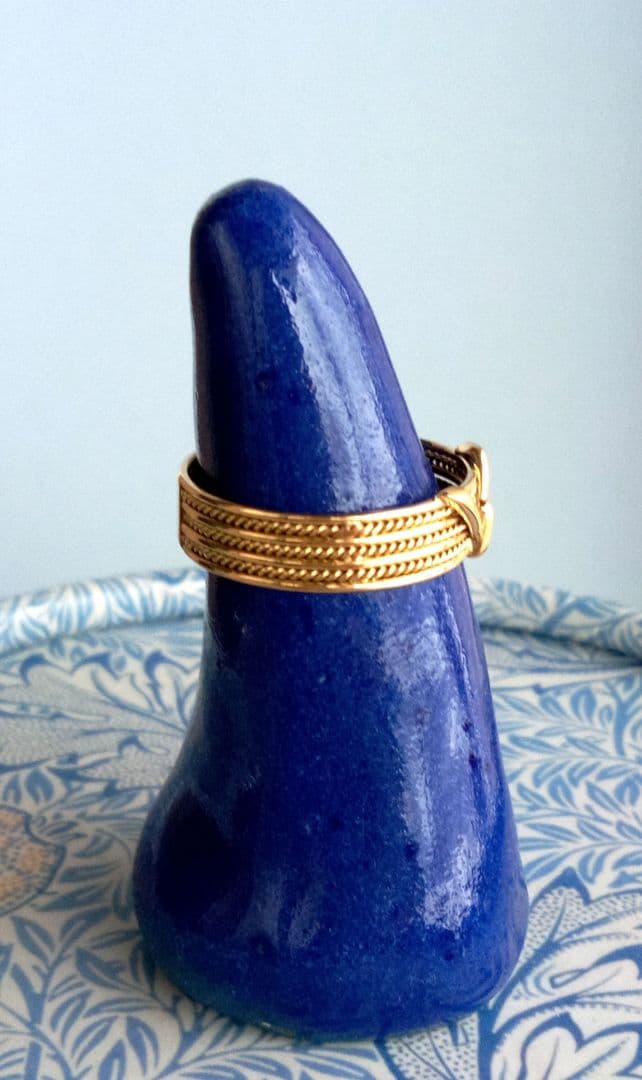 K18 デザインリング 12.5～ 13号 2.21g