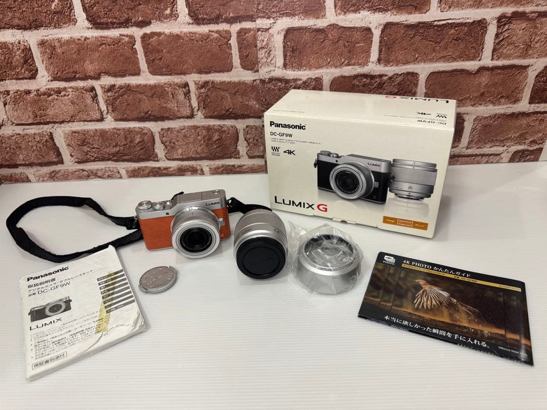 Panasonic DC-GF9W ミラーレスカメラ オレンジ取扱説明書付き