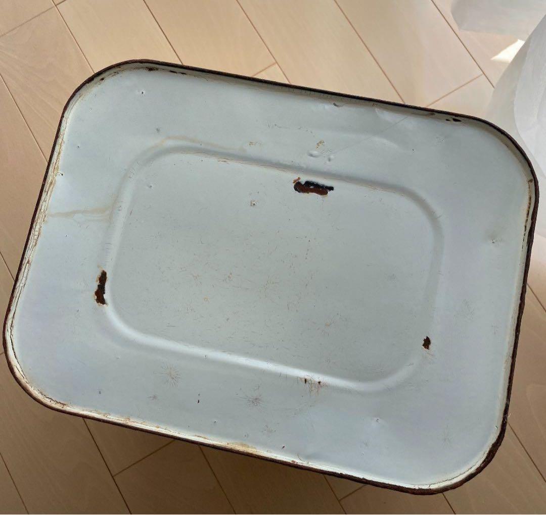 こぶぶ様専用 アンティーク 無地 ホーロー缶 希少の通販はau PAY