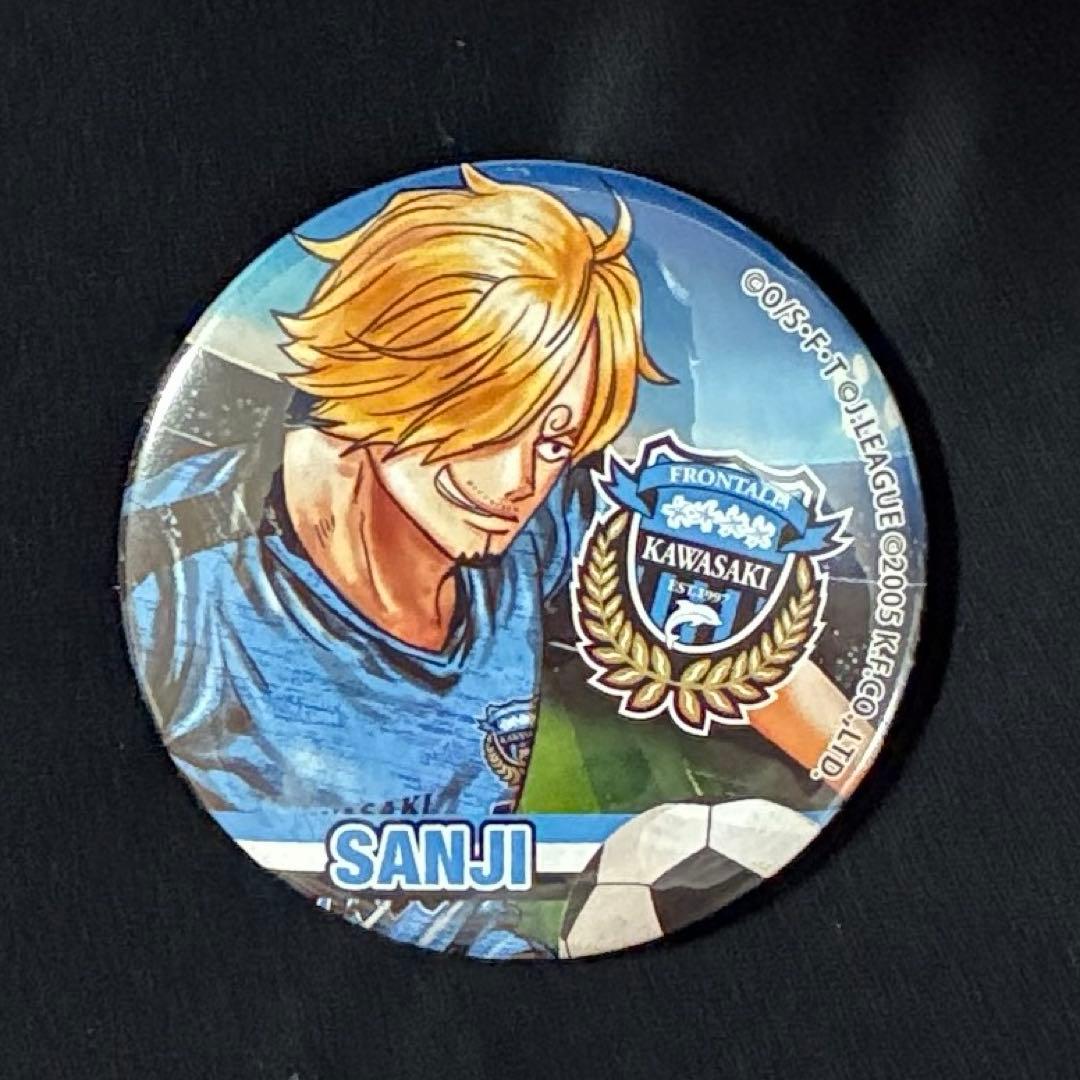 ワンピース ONEPIECE Jリーグ 缶バッジ サンジ 川崎フロンターレ ② ワンピース ONEPIECE Jリーグ 缶バッジ サンジ 川崎フロンターレ ②