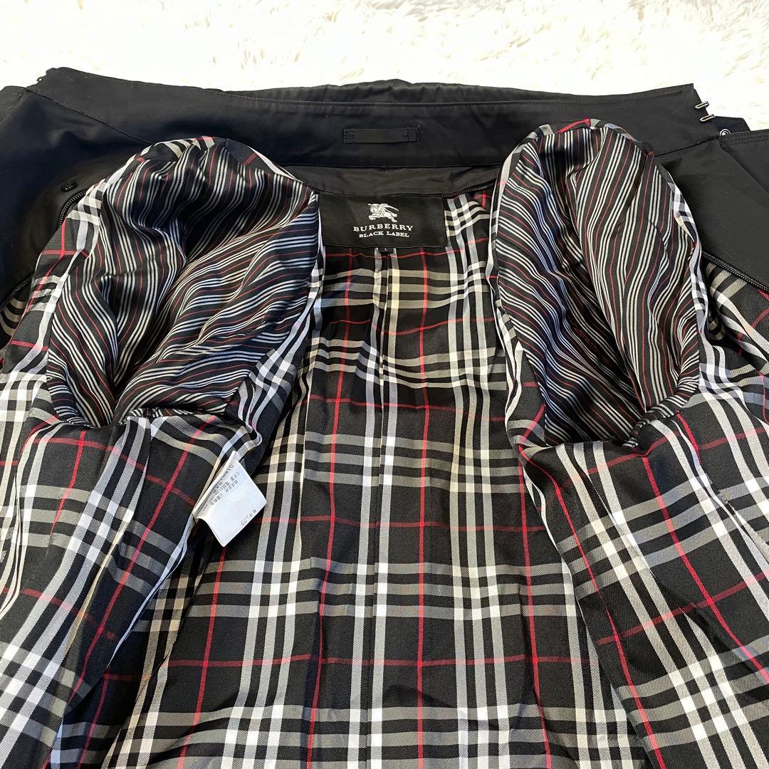 美品 バーバリーブラックレーベル トレンチ コート ノバチェック